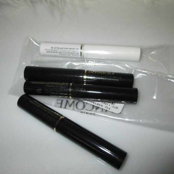 Lancome Black Noir definicils travel size mascara's x 3 w/ 1 cils booster - Picture 2 of 2
